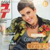 Cristina Cordula en couverture de Télé 7 Jours, le lundi 10 aout 2015 en kiosques