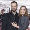 Natalie Portman et son mari Benjamin Millepied, à Paris le 26 janvier 2015.