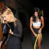 Hailey Baldwin et Kendall Jenner arrivent au restaurant The Nice Guy pour le dîner d'anniversaire de Kylie Jenner. Los Angeles, le 9 août 2015.