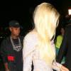 Tyga et Kylie Jenner arrivent au restaurant The Nice Guy pour le dîner d'anniversaire de la star de télé-réalité. Los Angeles, le 9 août 2015.