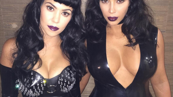 Kim et Kourtney Kardashian : Duo sexy en latex, elles enflamment la Toile