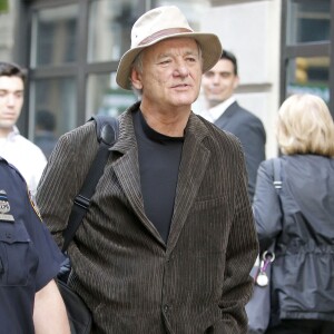 Bill Murray - Dernier "David Letterman show" à New York le 20 mai 2015.