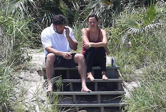 Exclusif - Ben Affleck et Jennifer Garner aux Bahamas, le 3 juillet 2015