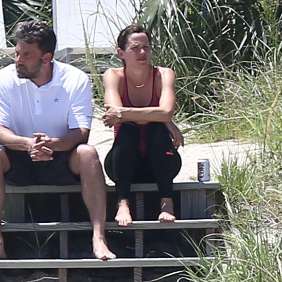 Exclusif - Ben Affleck et Jennifer Garner aux Bahamas, le 3 juillet 2015