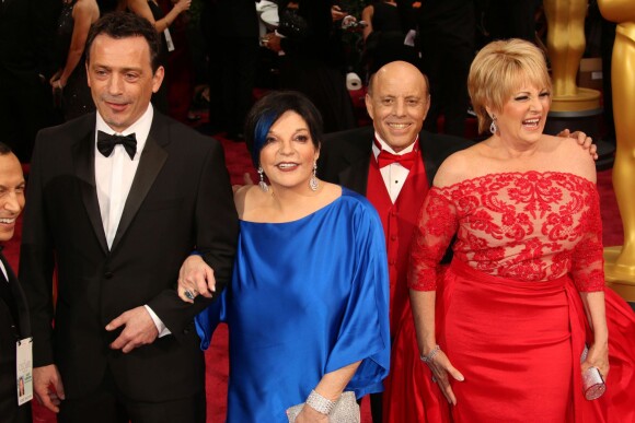 Liza Minnelli, Lorna Luft - 86e cérémonie des Oscars à Hollywood, le 2 mars 2014.