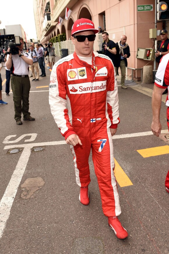 Kimi Raikkonen - Personnalites dans les coulisses du Grand Prix de Monaco. Le 23 mai 2015 23/05/2015 - Monaco