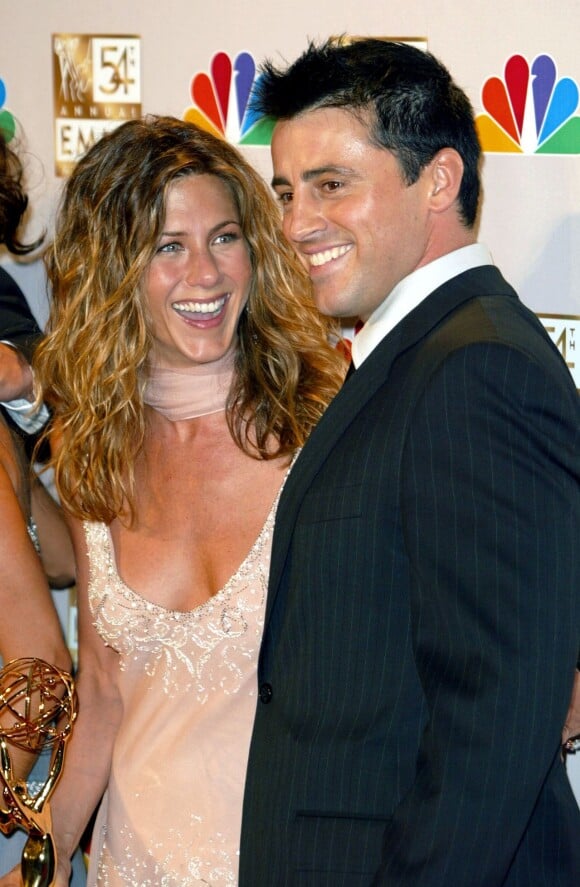 Jennifer Aniston et Matt LeBlanc à Los Angeles le 23 septembre 2002.