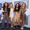 Jesy Nelson, Perrie Edwards, Leigh-Anne Pinnock and Jade Thirlwall du groupe Little Mix donnent une interview pour le Capital FM Summertime Ball à Londres le 6 juin 2015