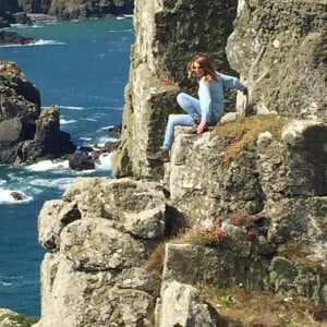 Geri Halliwell en vacances dans les Cornouailles / photo postée sur le compte Instagram de la chanteuse au mois d'août 2015