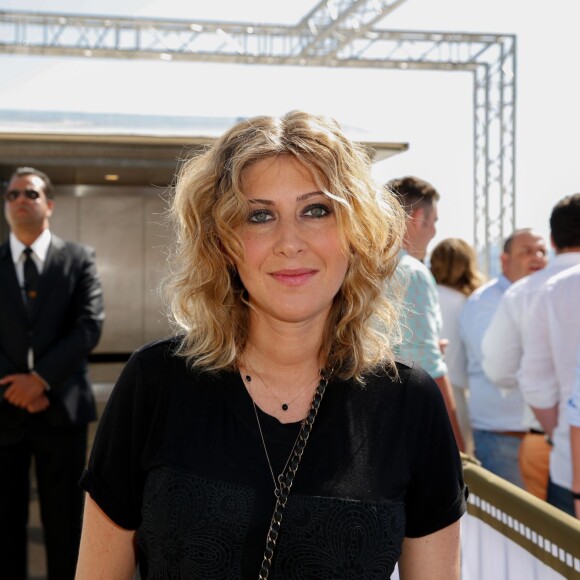 Exclusif - Amanda Sthers - Personnalités à l'hôtel Intercontinental Carlton lors du 68ème festival international du film de Cannes. Le 16 mai 2015