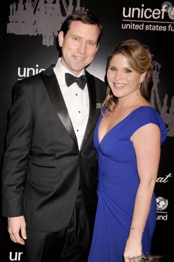 Jenna Bush et son mari Henry Hager à New York le 3 décembre 2013.