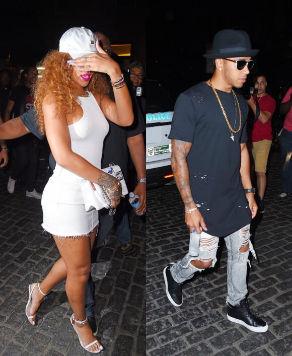 Rihanna et Lewis Hamilton se sont retrouvés dans la nuit du vendredi 14 au samedi 15 août au Griffin, à New York.