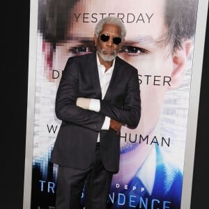 Morgan Freeman lors de la première du film "Transcendance" à Los Angeles, le 10 avril 2014 