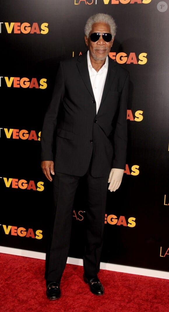 Morgan Freeman assiste a la premiere du film "Last Vegas" a New York. Le 29 octobre 2013  