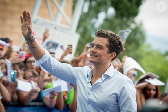 Orlando Bloom au festival du film de Giffoni à Valle Piana en Italie le 24 juillet 2015.