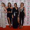 Little Mix au photocall de la soirée "Cosmopolitan Ultimate Women Awards" à Londres, le 3 décembre 2014 