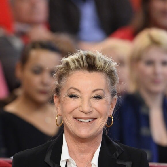 Sheila - Enregistrement de l'emission "Vivement Dimanche" a Paris le 12 decembre 2013. L'emission sera diffusee le 05 janvier 2014. 