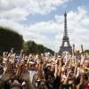 Ambiance - 70 ans du Secours populaire et 36e journée des oubliés des vacances, à Paris, le 19 août 2015
