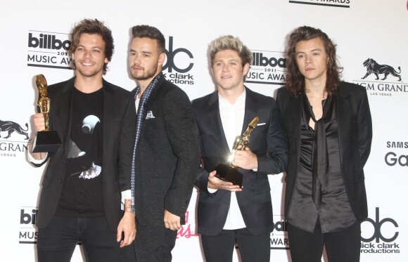 Louis Tomlinson, Liam Payne, Niall Horan et Harry Styles du groupe One Direction - Soirée des "Billboard Music Awards" à Las Vegas le 17 mai 2015.  