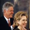 Bill Clinton et Hillary Clinton à la Maison Blanche, le 24 novembre 1998