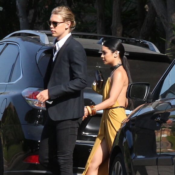 Vanessa Hudgens et son petit ami Austin Butler se rendent à la soirée Industry Dance Awards 2015 à Hollywood. Le 19 août 2015