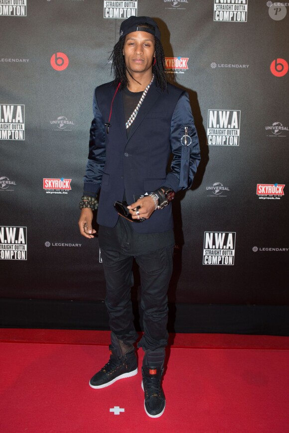 Laurent Bourgeois assiste à l'avant-première parisienne du film "N.W.A. - Straight Outta Compton" à l'UGC Ciné Cité Bercy. Paris, le 24 août 2015.