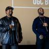 Ice Cube (O'Shea Jackson) et son fils O'Shea Jackson Jr. présentent le film "N.W.A. - Straight Outta Compton" à l'UGC Ciné Cité Bercy. Paris, le 24 août 2015.