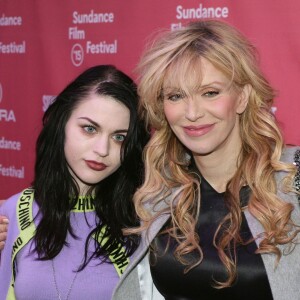 Courtney Love et sa fille Frances Bean Cobain - Première du film "Kurt Cobain: Montage of Heck" au Festival de Sundance à Park City, le 24 janvier 2015.