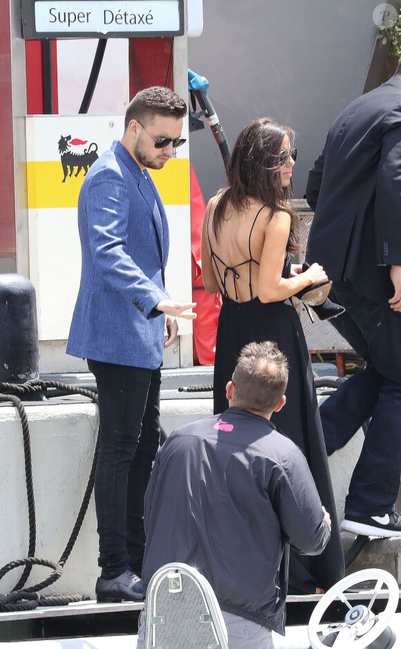 Liam Payne du groupe One Direction et sa compagne Sophia Smith sont à Monaco pour assister au Grand Prix de Formule 1 le 24 mai 2015.  