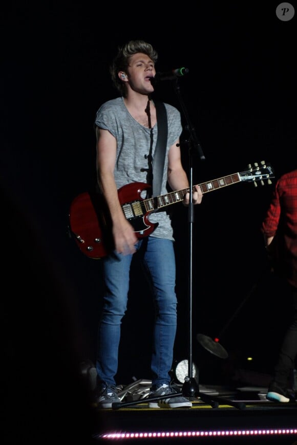Niall Horan - Le groupe One Direction en concert à Adelaïde en Australie dans le cadre de leur tournée "On The Road Again", le 17 février 2015. 