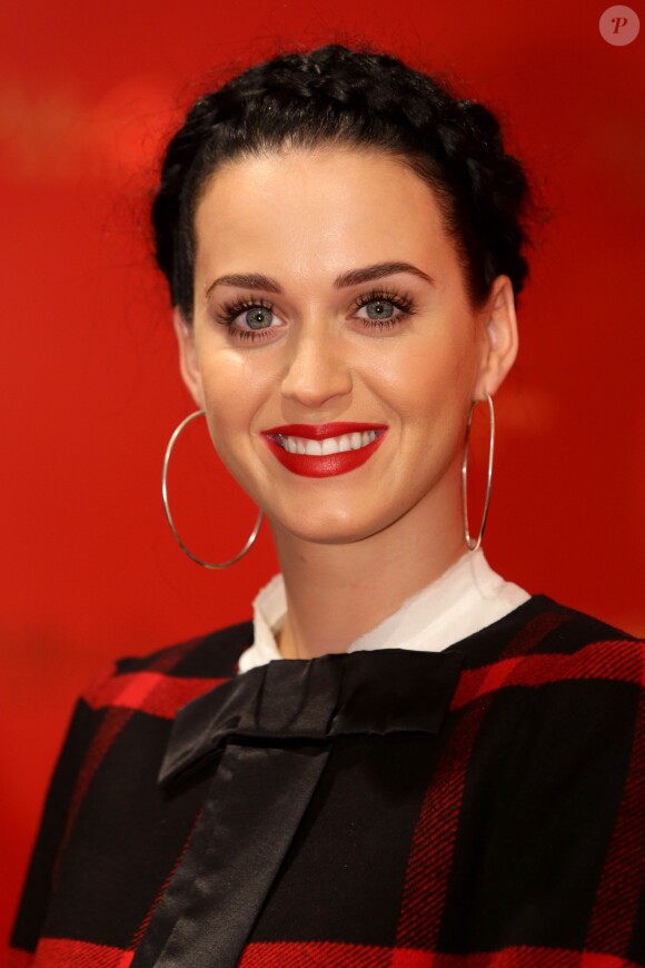 Katy Perry, pour la présentation de son parfum "Killerqueen", le 25 septembre 2013 à Berlin