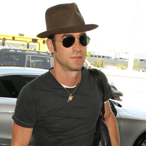 Justin Theroux à l'aéroport de Los Angeles, le 17 août 2015.