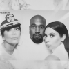 Kris Jenner, Kanye West et Kim Kardashian assistent à la soirée d'anniversaire de James Harden sur le Fantasea, à Marina del Rey. Le 25 août 2015.