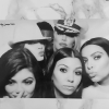 Kendall Jenner, le birthday boy James Harden, Khloé Kardashian, Kylie Jenner, Kourtney et Kim Kardashian à bord du Fantasea, à Marina del Rey. Le 25 août 2015.