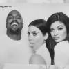 Kanye West, Kim Kardashian et Kylie Jenner à l'anniversaire de James Harden sur le Fantasea, à Marina del Rey. Le 25 août 2015.