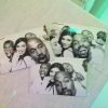 Tyga, Kylie Jenner, Kanye West et Kim Kardashian à l'anniversaire de James Harden sur le Fantasea, à Marina del Rey. Le 25 août 2015.