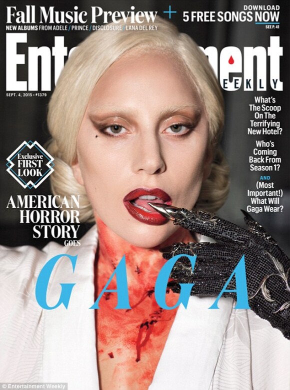 Lady Gaga en couverture du magazine Entertainment Weekly.