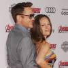 Robert Downey Jr. et sa femme Susan Downey lors de la première de "Avengers : L'ère d'Ultron" à Los Angeles, le 13 avril 2015.