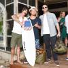 Anthony Kiedis, Takuji Masuda, Jason Statham - Kelly Slater, John Moore et leurs amis fêtent le lancement de Outerknown à la Gesner Beach House de Malibu, Los Angeles, le 29 août 2015