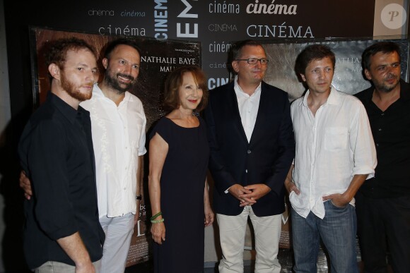 Malik Zidi, Nathalie Baye, Nicolas Bonilauri, Christophe Ali - Avant-première du film "La Volante" au UGC Ciné-Cité La Défense à Paris, le 31 août 2015.