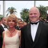 Philippe Etchebest et son épouse Dominique, lors de la montée des marches du Festival de Cannes, le 18 ùmai 2011