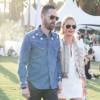 Kate Bosworth et son mari Michael Polish - People au 2ème jour du Festival "Coachella Valley Music and Arts" à Indio le 12 avril 2015.