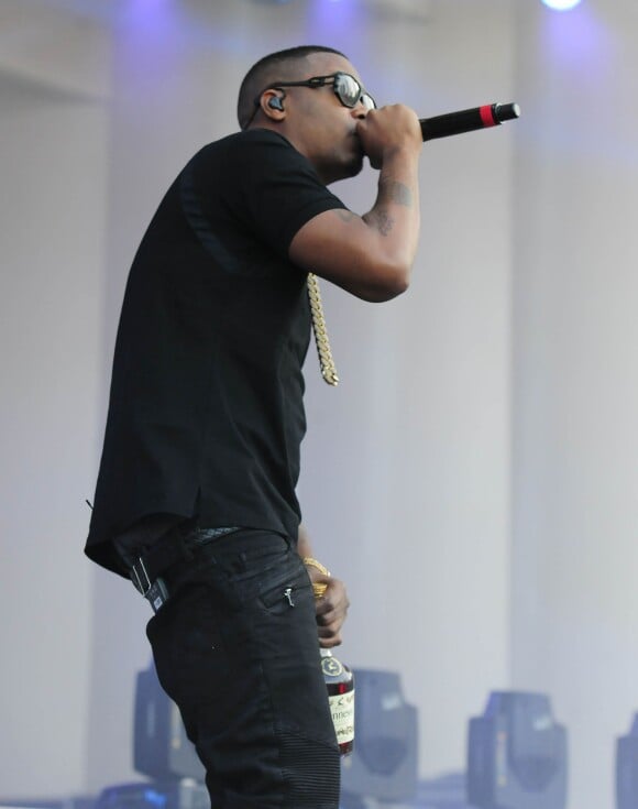 Nas - Concerts lors du festival Lollapalooza à Chicago, le 2 août 2014. (
