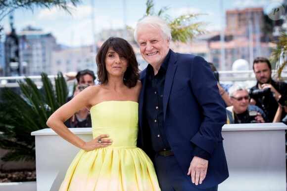 Florence Foresti et André Dussollier - Photocall du film Le Petit Prince lors du 68e festival international du film de Cannes le 22 mai 2015.