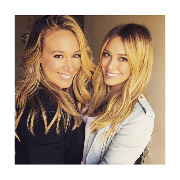Haylie Duff et sa soeur Hilary / photo postée sur le compte Instagram de la chanteuse américaine.
