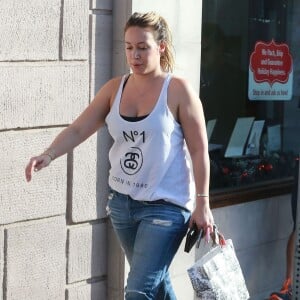Exclusif - Haylie Duff a West Hollywood Le 27 decembre 2013