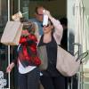 Haylie et Hilary Duff font les boutiques à West Hollywood, Los Angeles, le 28 décembre 2014