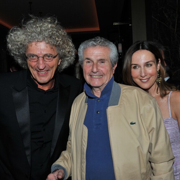 Exclusif - Elie Chouraqui, Claude Lelouch et Elsa Zylberstein - Premier anniversaire du restaurant "Victoria 1836" à Paris, le 2 septembre 2015.