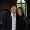 Exclusif - Benjamin Patou et Virginie Ledoyen - Premier anniversaire du restaurant "Victoria 1836" à Paris, le 2 septembre 2015.