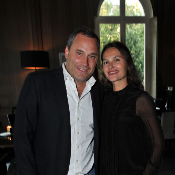 Exclusif - Benjamin Patou et Virginie Ledoyen - Premier anniversaire du restaurant "Victoria 1836" à Paris, le 2 septembre 2015.